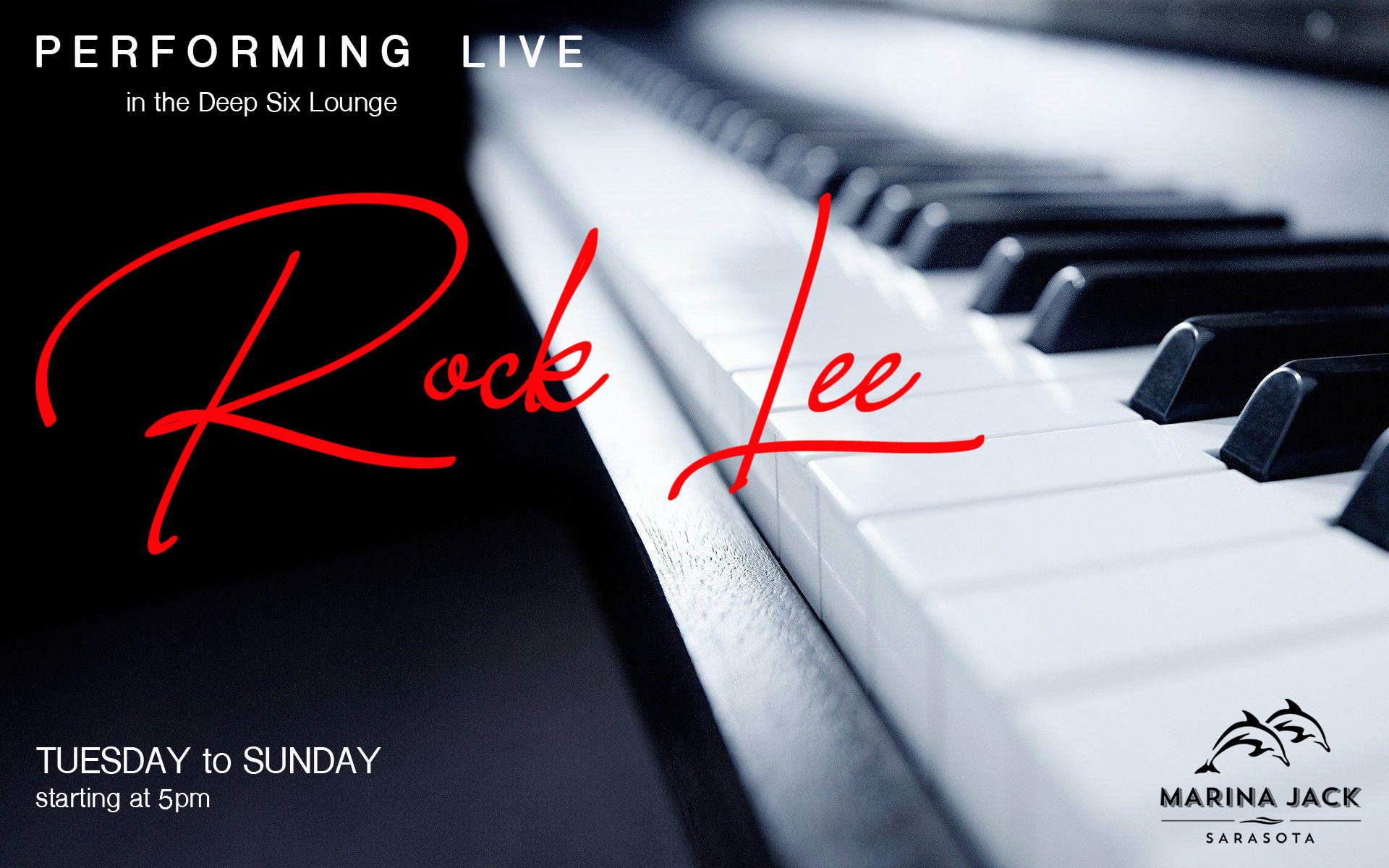 Rock Lee @ The Marina Jack Piano Bar